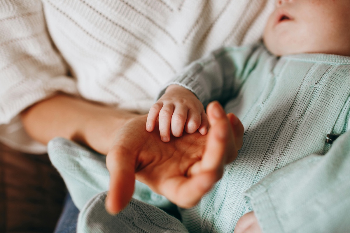 Sleeping newborn
