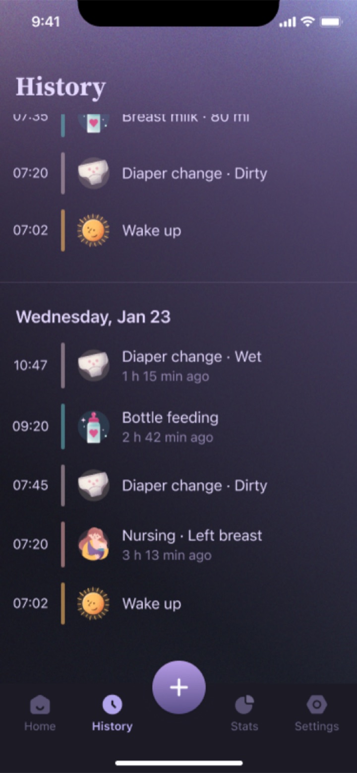 Luli nap prediction screen